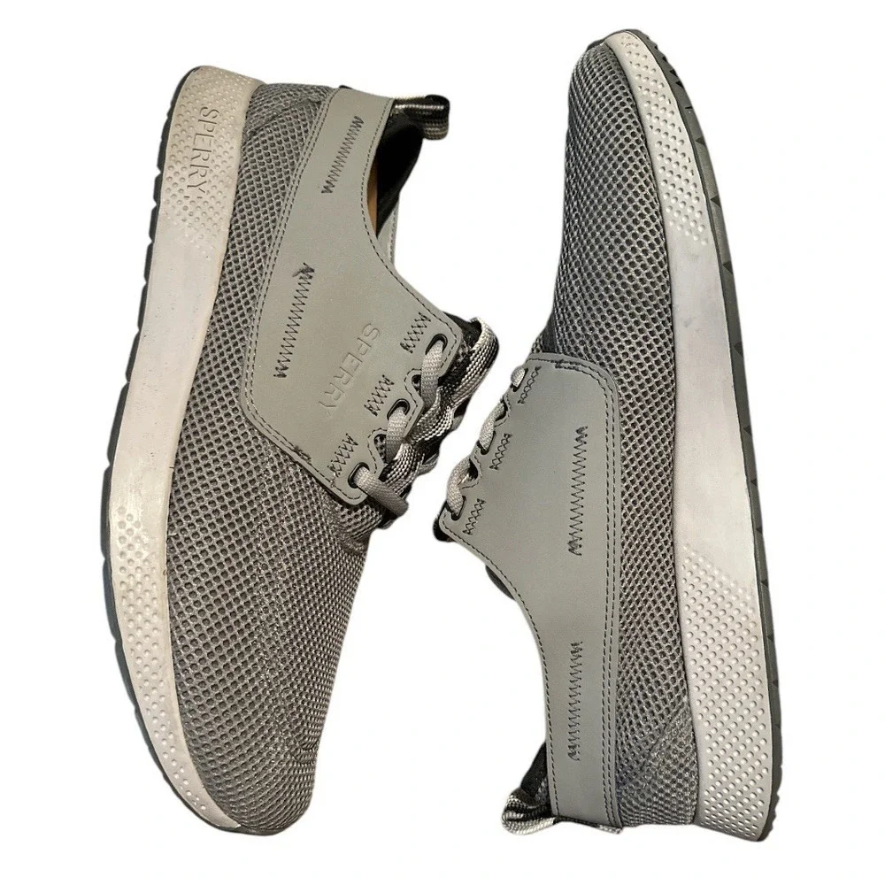 Sperry 7 Seas Sport Cupsole Boat Shoes Mens Size 13 Gray Fishing Water STS23141